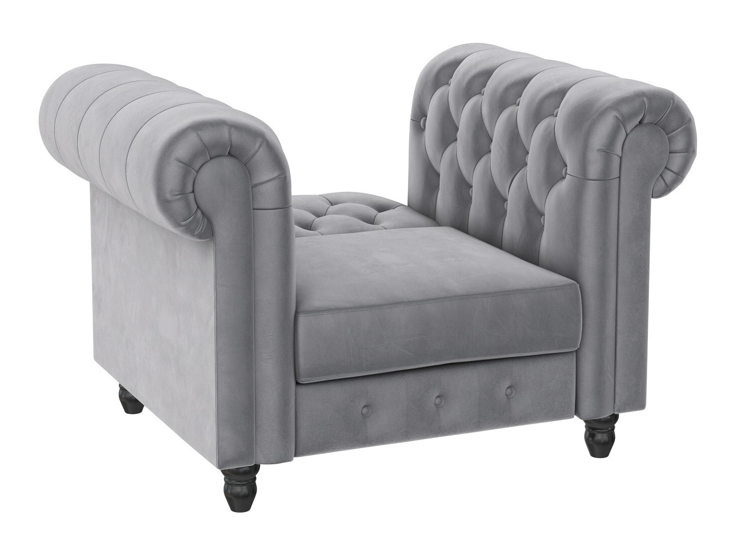 Chesterfield fotel Tulsa 630 (Világosszürke)