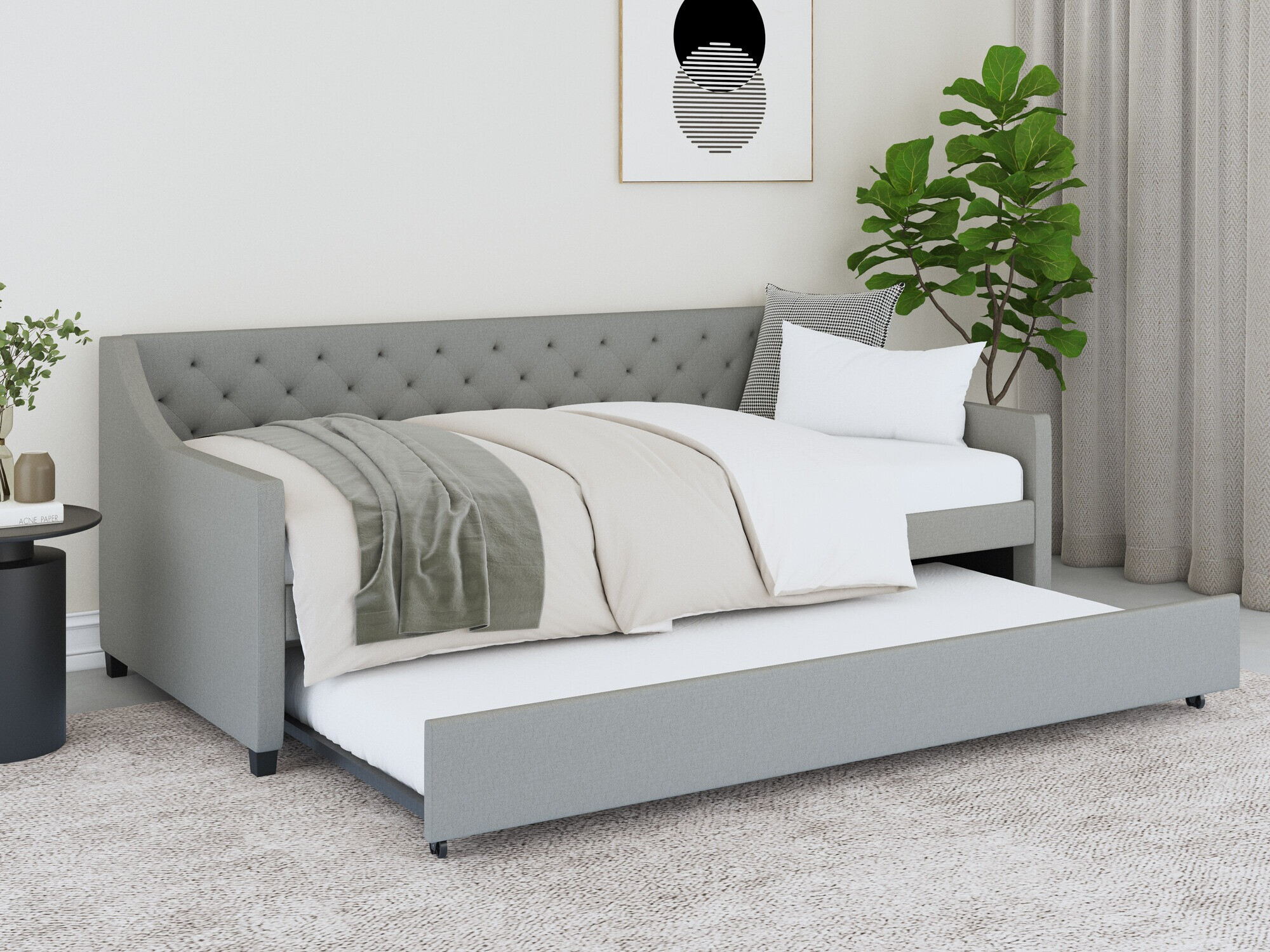 Ágy Denton 1229 (Szürke)