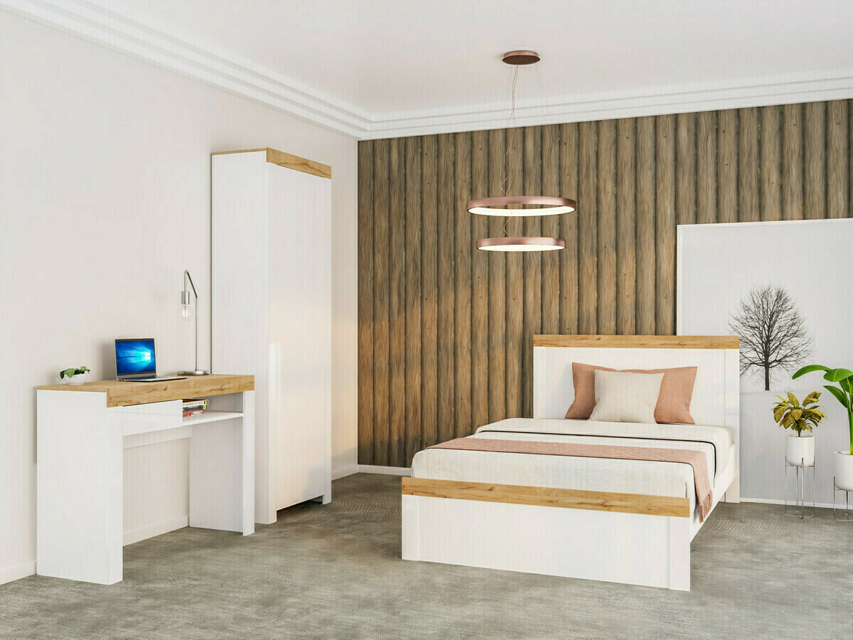 Ágy Sonsoru 138 (Fehér + Tölgy)