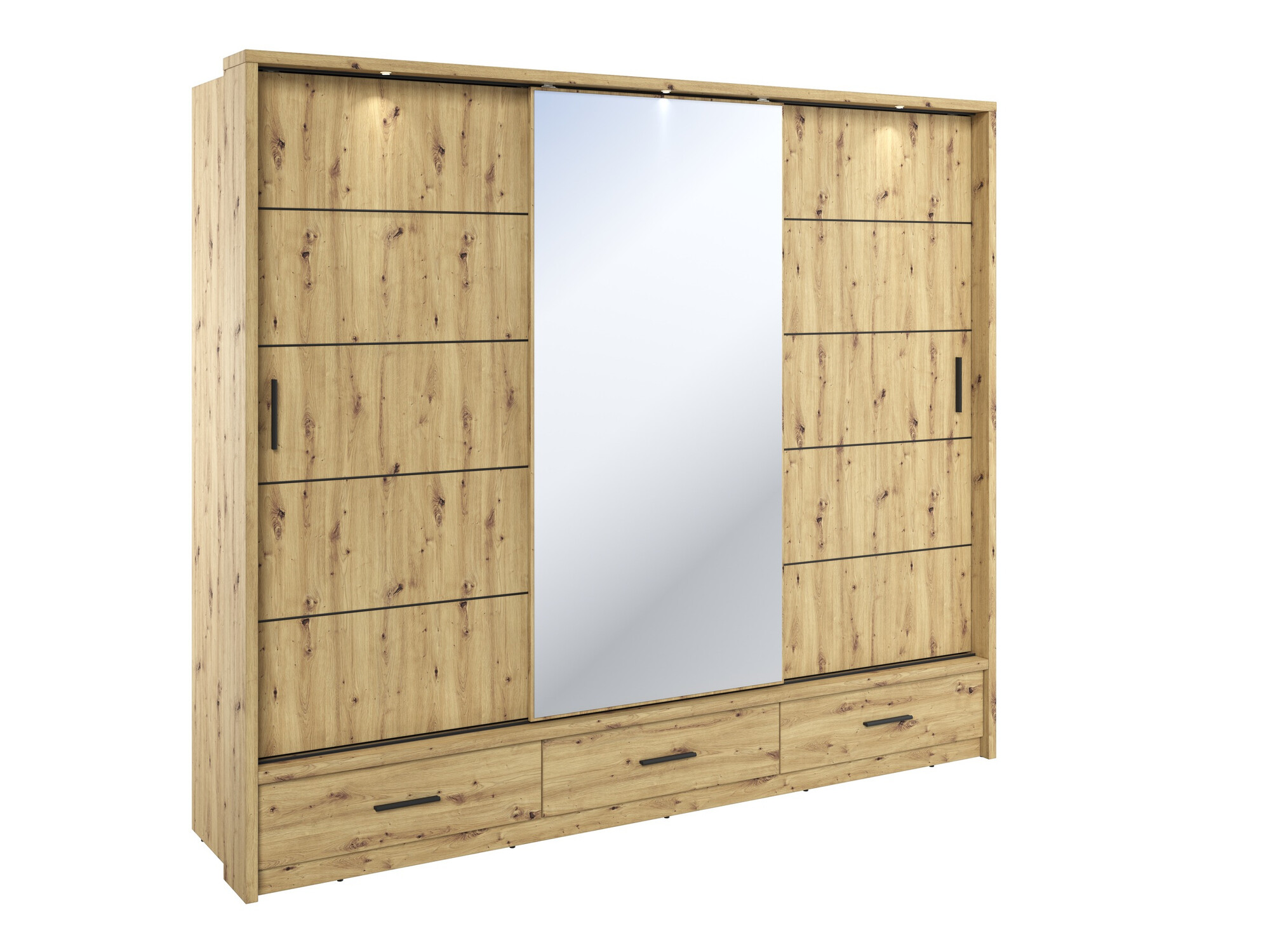 Gardróbszekrény Fresno 100 (Artisan tölgy)