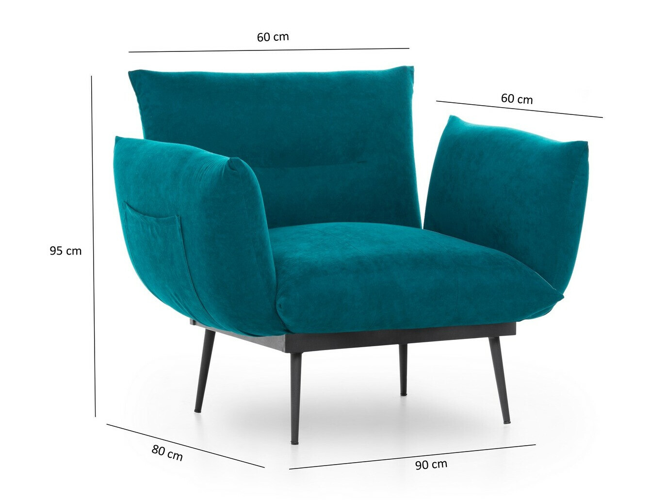 Fotel Altadena 469 (Türkiz)