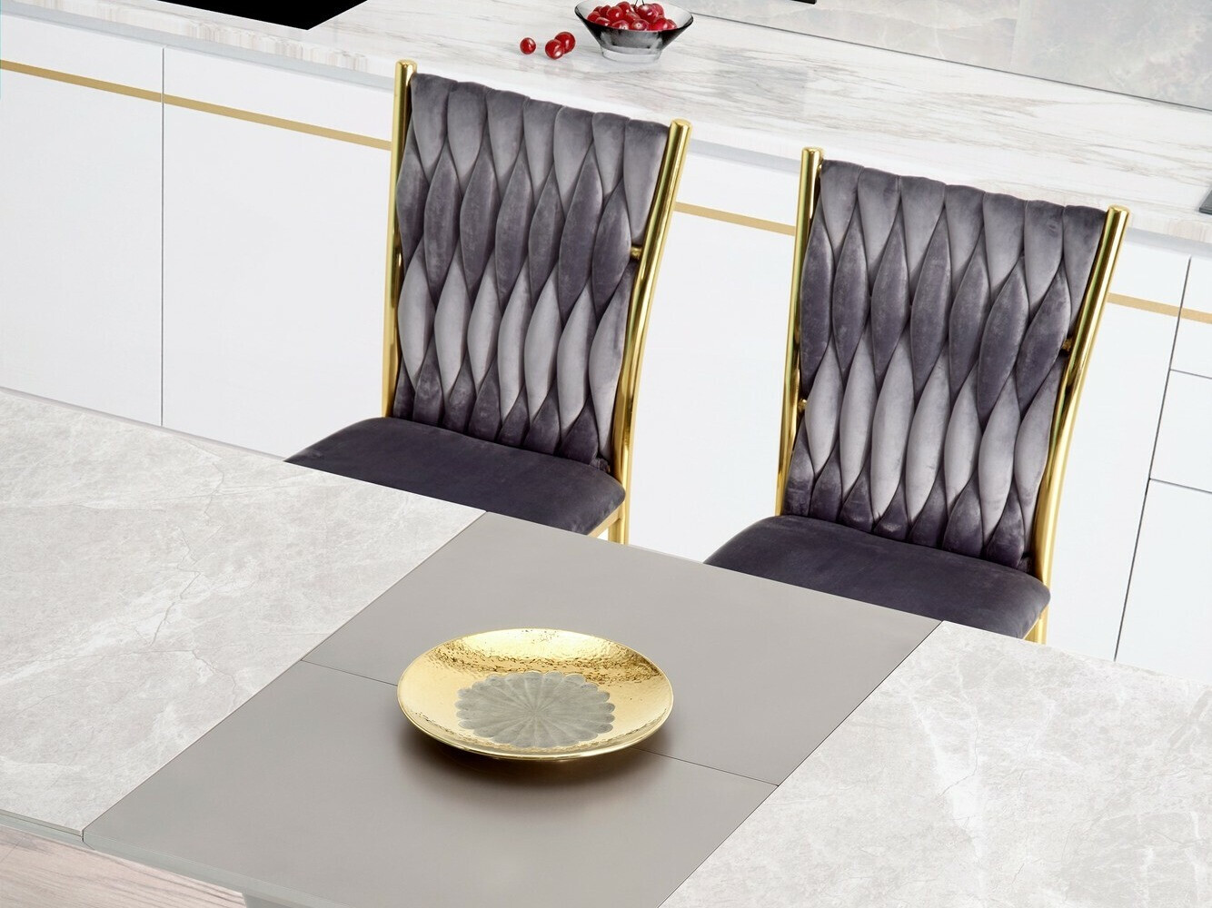 Szék Houston 1139 (Szürke + Aranysárga)