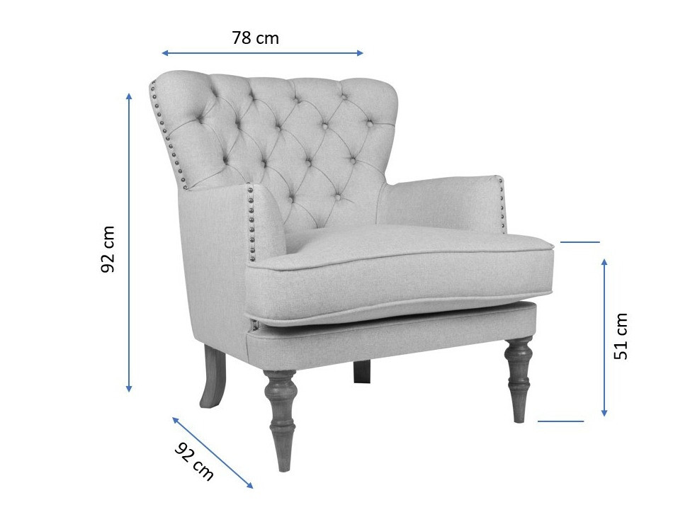 Fotel Altadena 495 (Világosbarna)