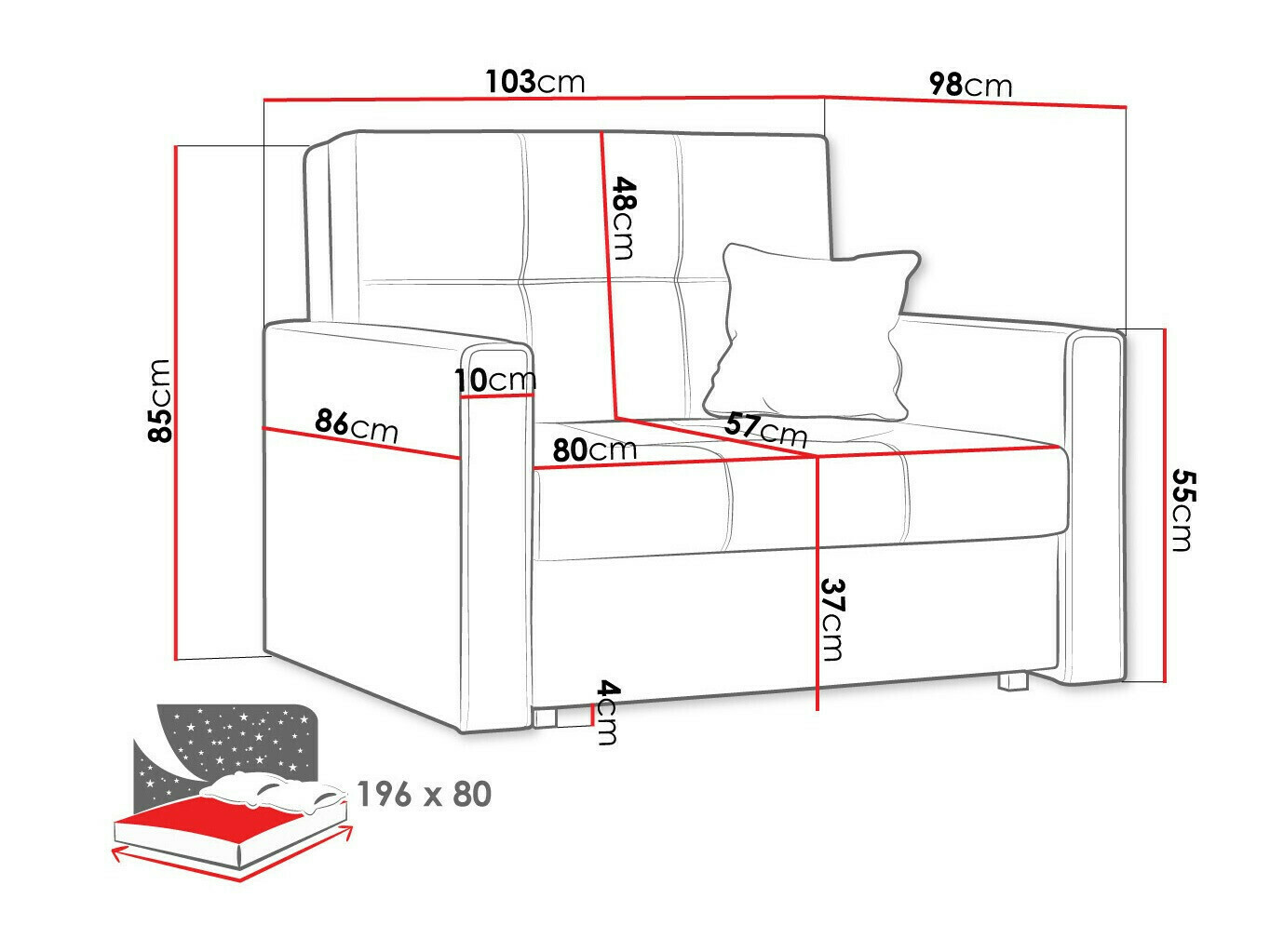 Fotel Columbus 104 (Manila 31)