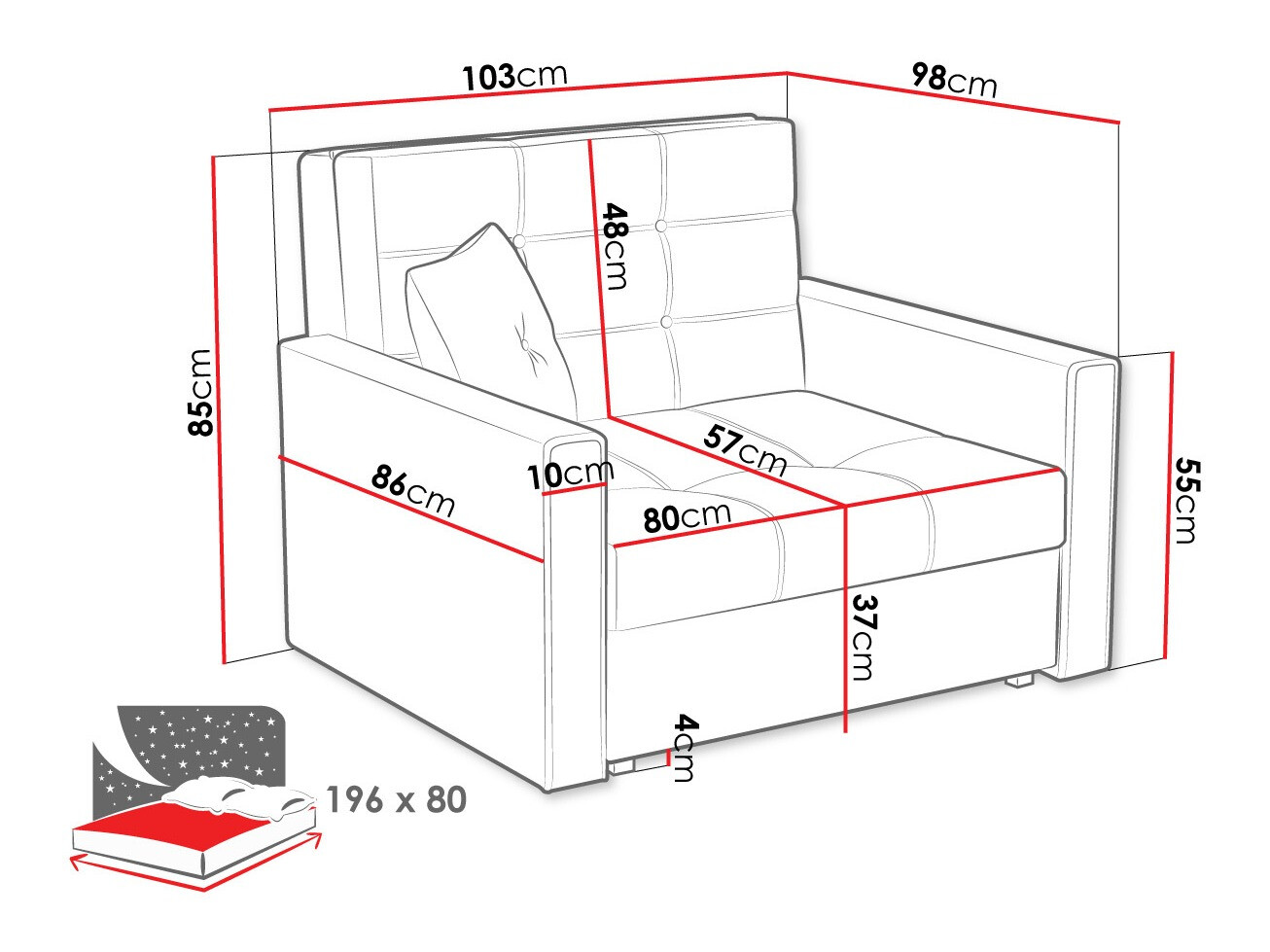 Fotel Columbus 101 (Tatum 275)
