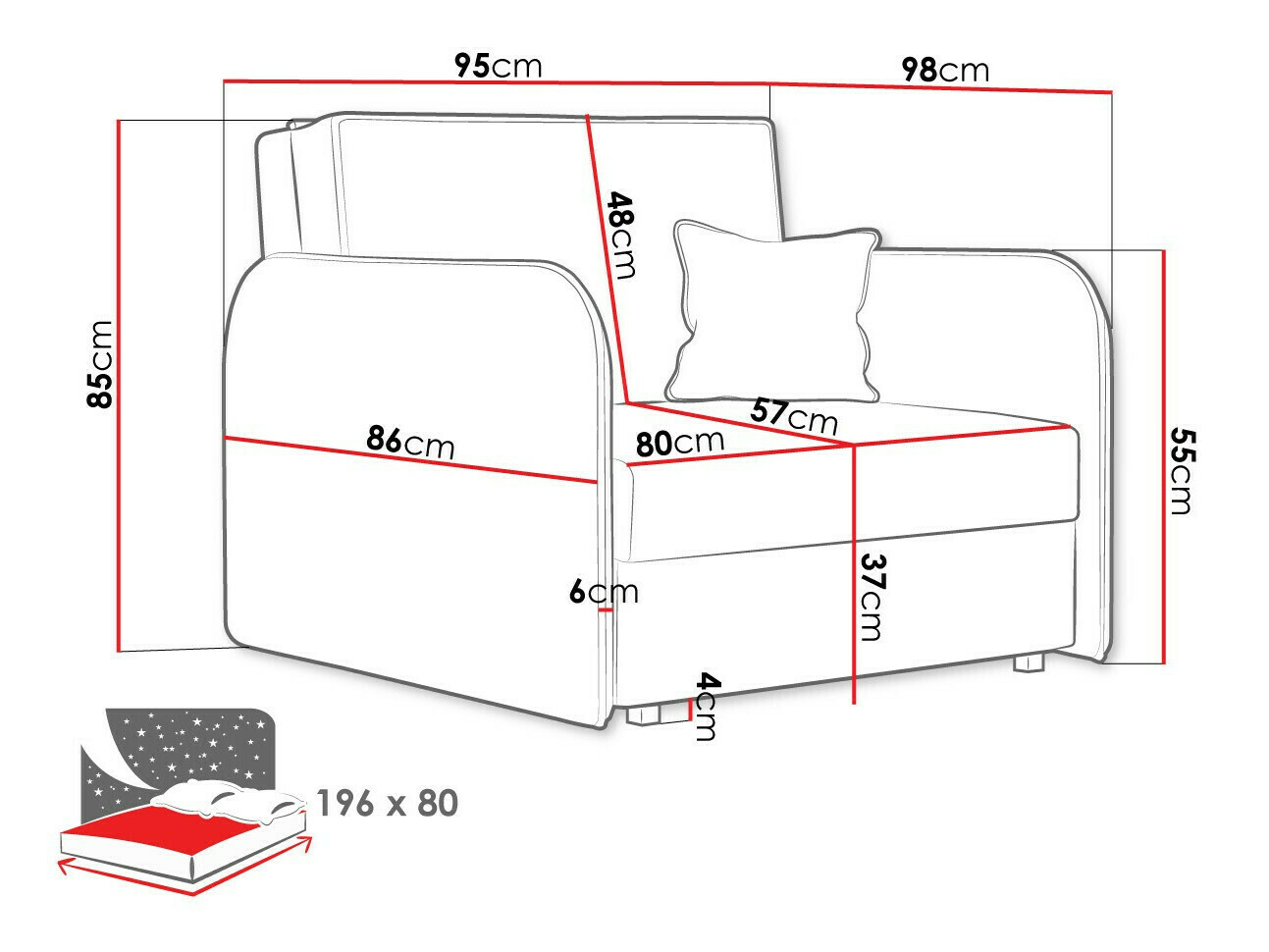 Fotel Columbus 125 (Mono 248)