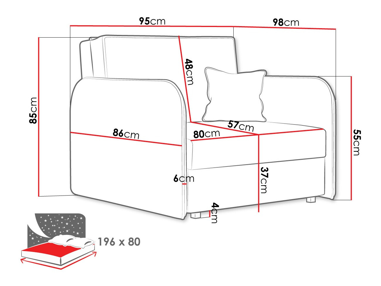 Fotel Lirael I (Mono 241)