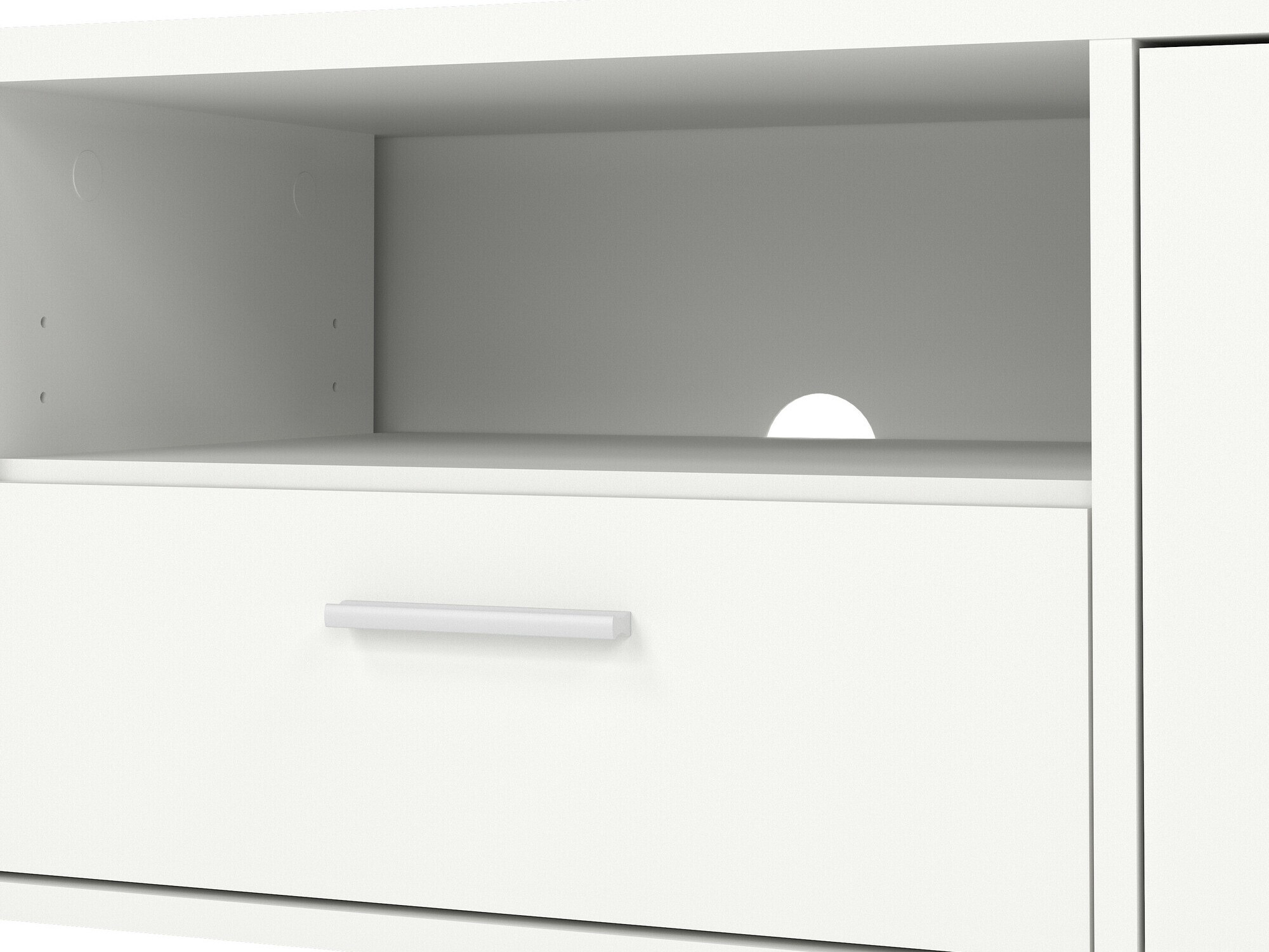 TV-állvány Tustin 218 (Fehér)