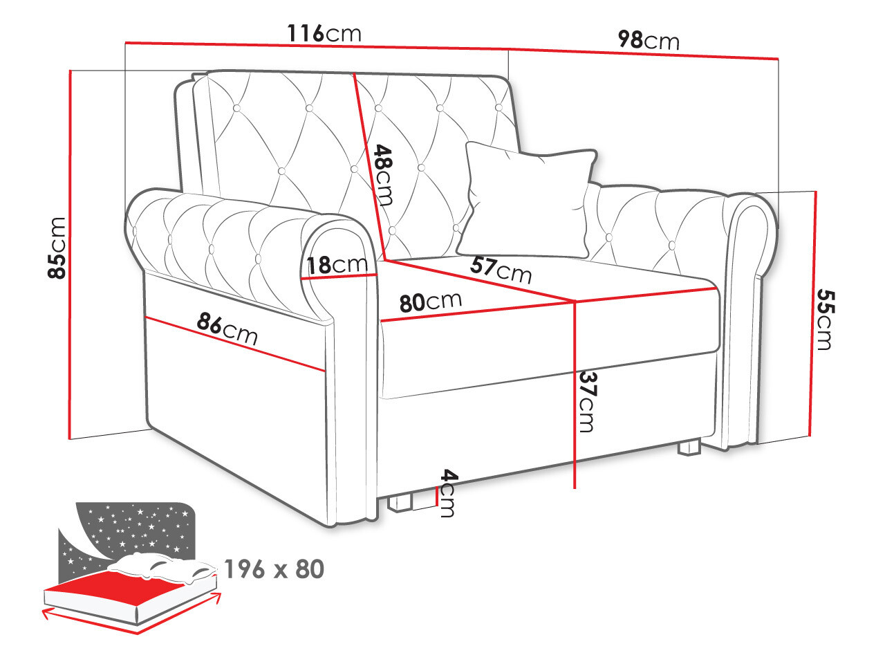 Fotel Aelara I (Kronos 46)