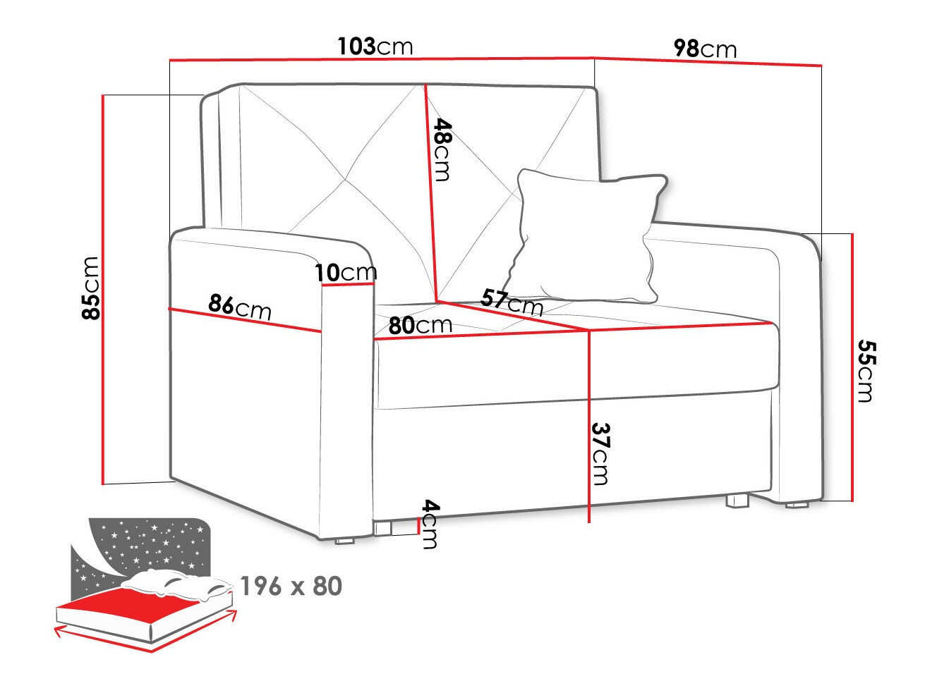 Fotel Columbus 167 (Trinity 03)