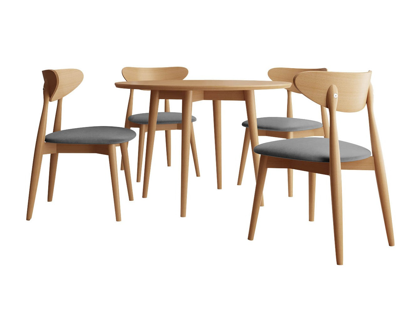 Étkezőgarnitúra Racine 124 (Barna)