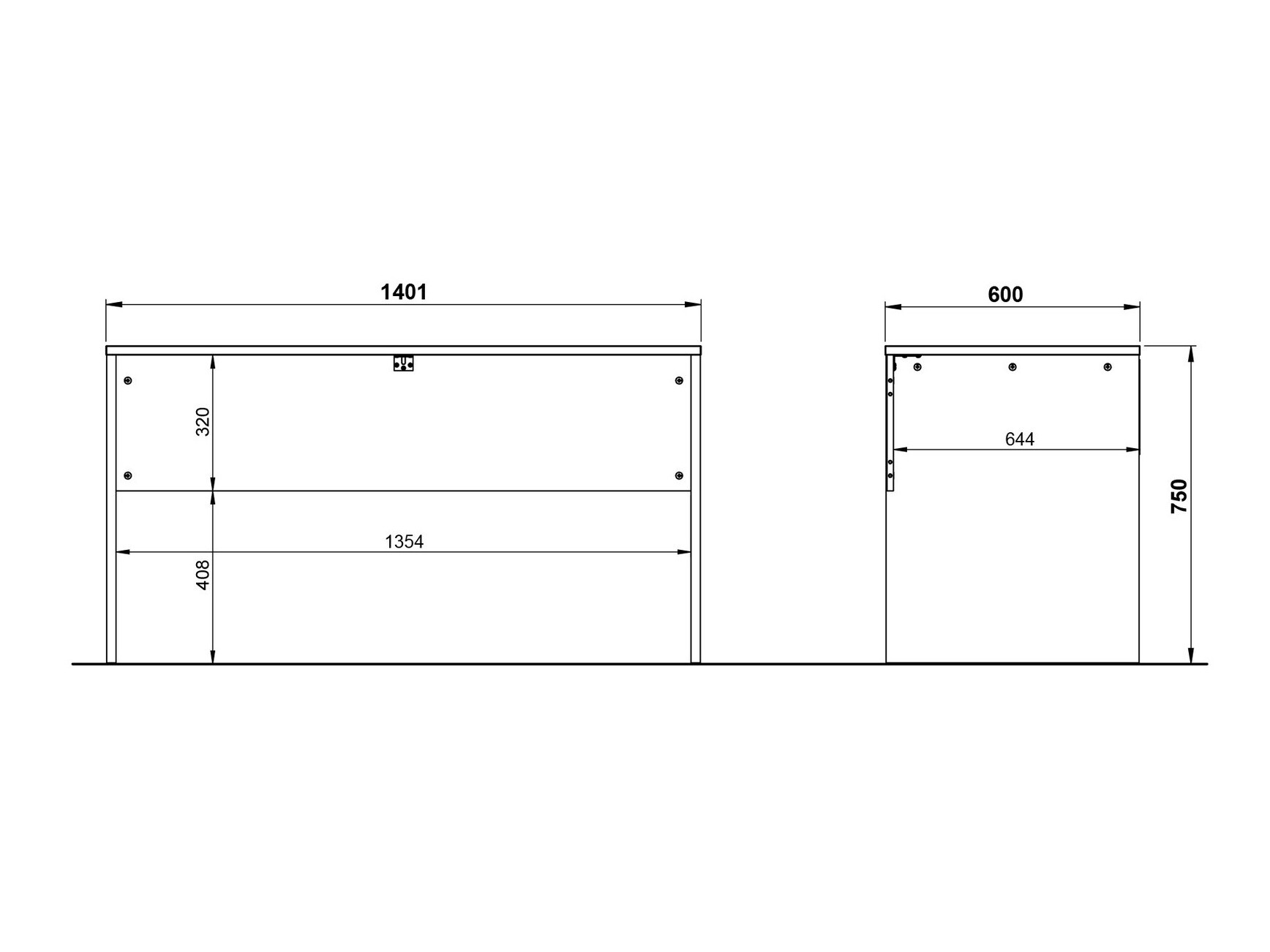 Íróasztal Sacramento 508