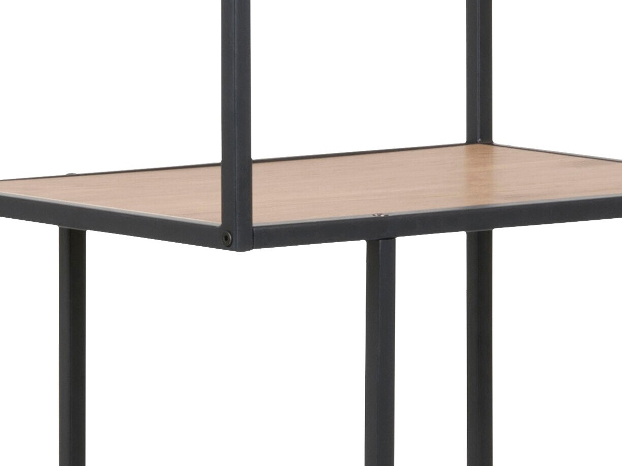 Könyvespolc Norsica Sevferi 104 (Vad tölgy + Fekete)