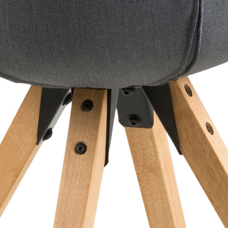 Szék Norsica 135 (Sötétszürke + Világosbarna)