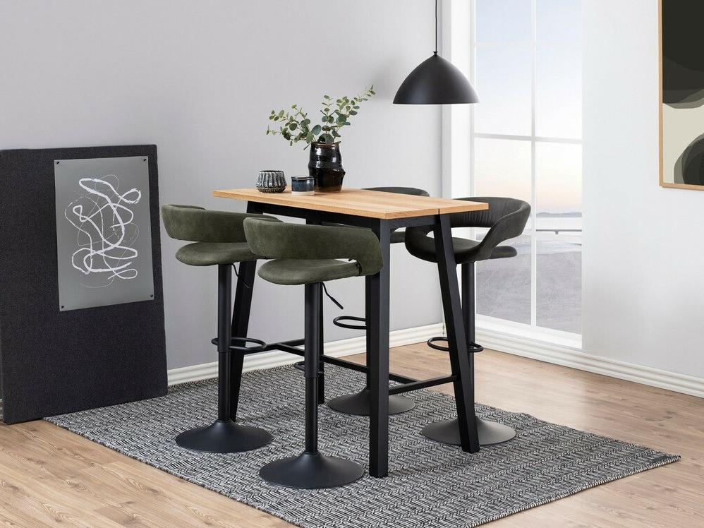 Alacsony bárszék Norsica 280 (Khaki + Fekete)