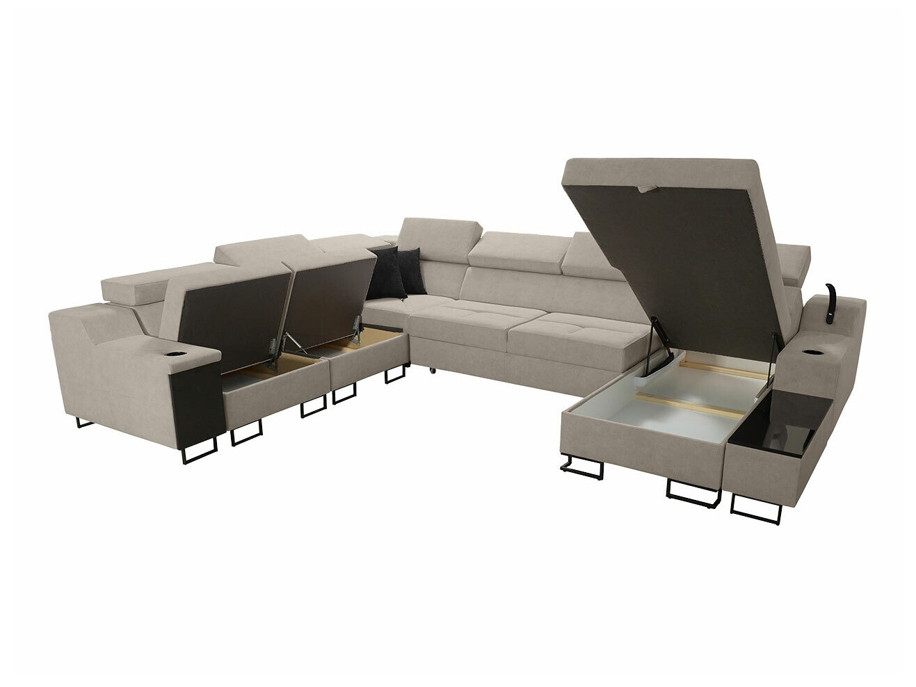 Sarokkanapé Sarasota 160 (Uttario Velvet 2951 + Uttario Velvet 2954)