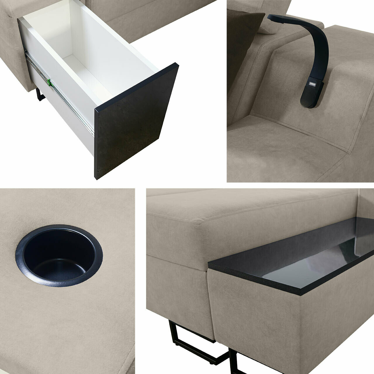 Sarokkanapé Sarasota 160 (Uttario Velvet 2951 + Uttario Velvet 2954)