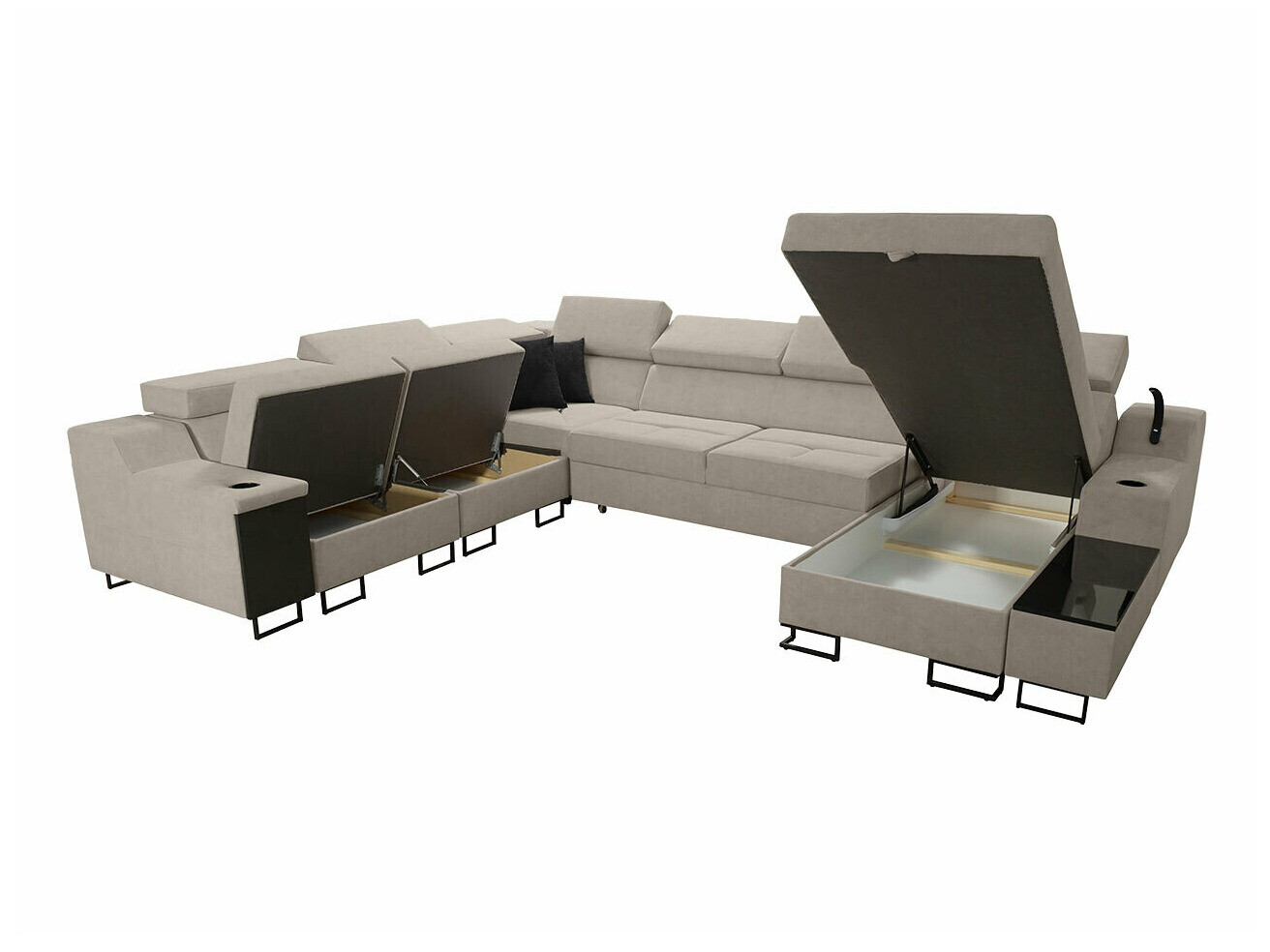 Sarokkanapé Sarasota 160 (Uttario Velvet 2955 + Uttario Velvet 2978)