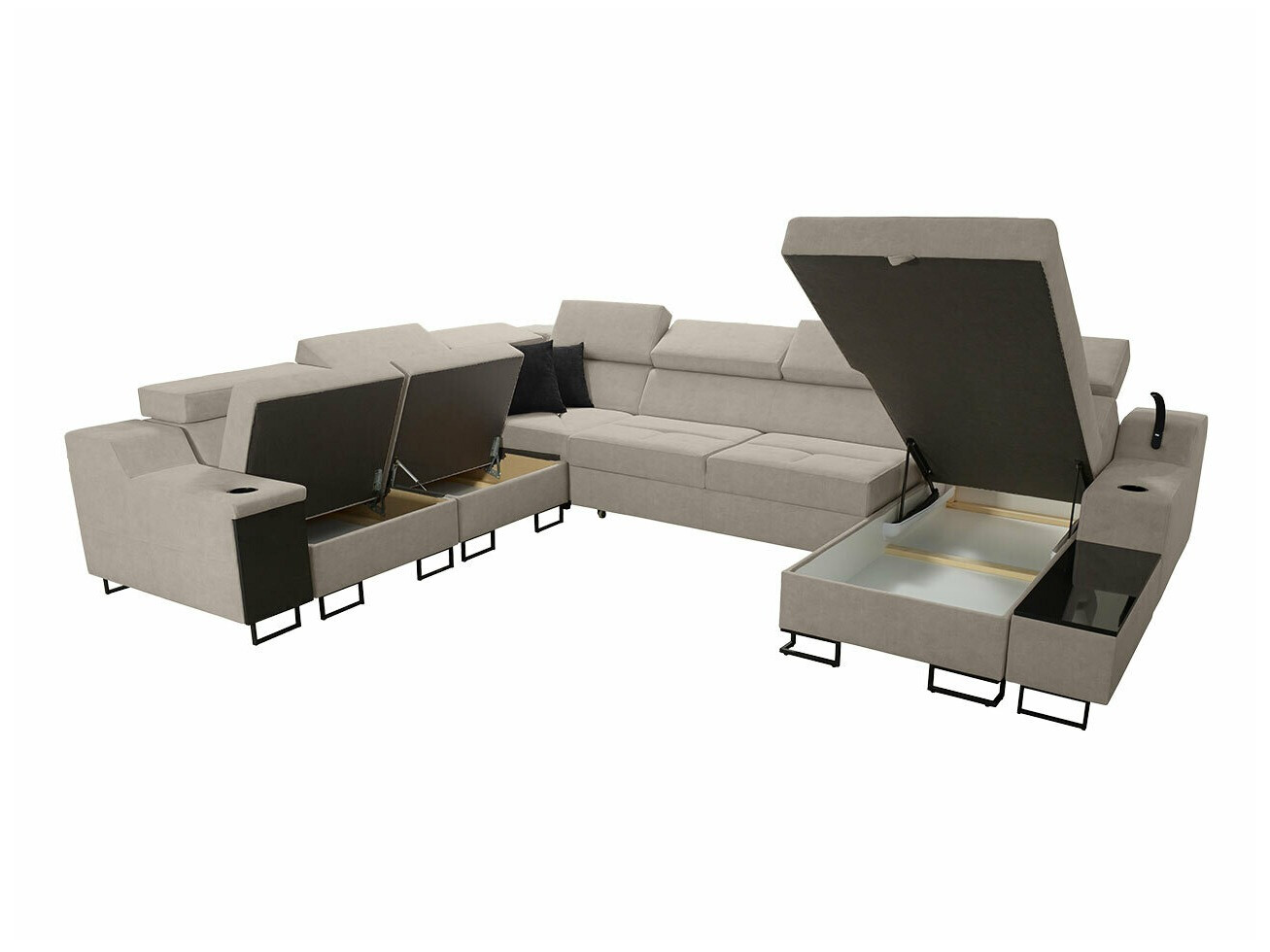 Sarokkanapé Sarasota 160 (Uttario Velvet 2980 + Uttario Velvet 2973)