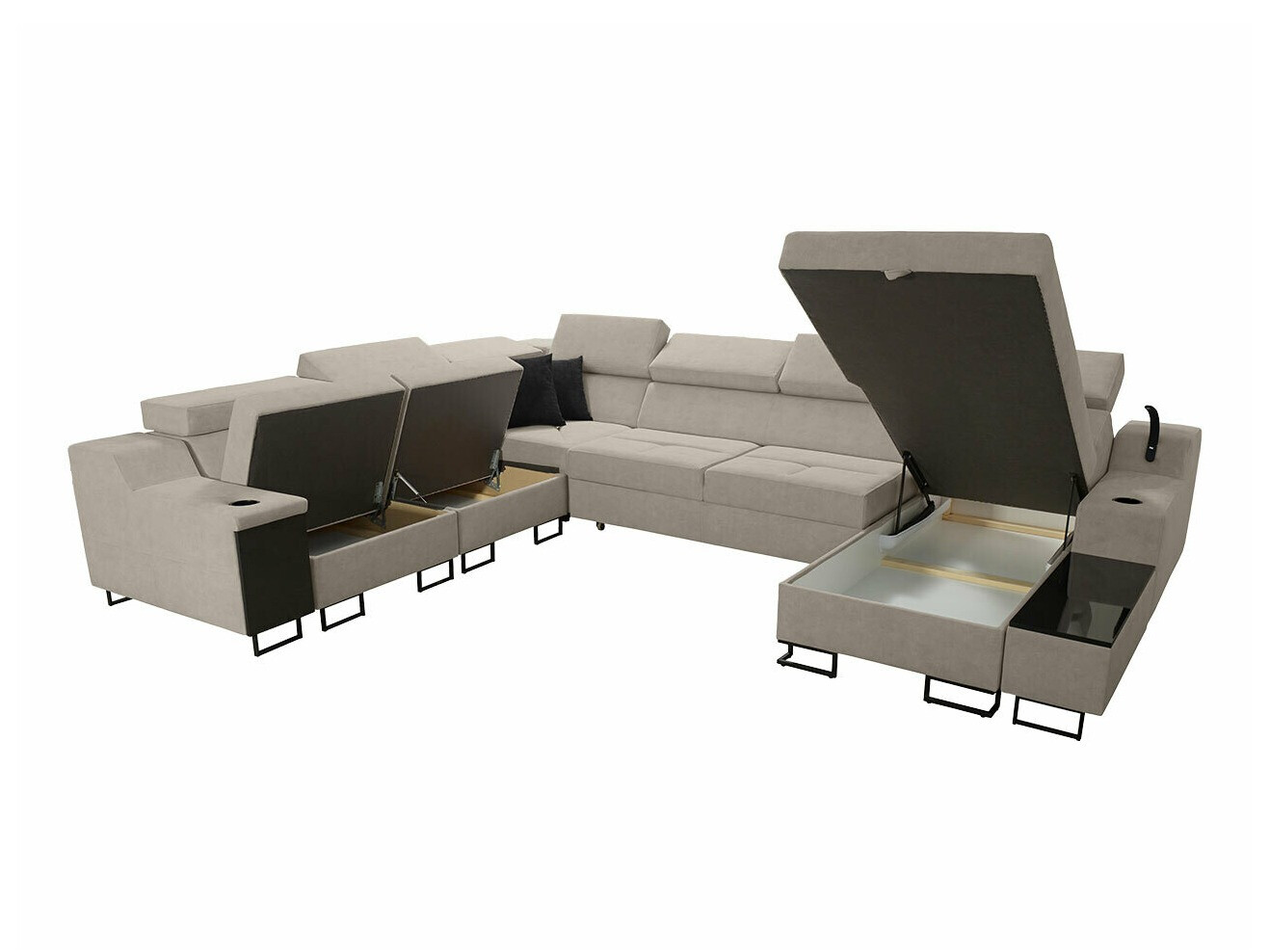 Sarokkanapé Sarasota 160 (Uttario Velvet 2980 + Uttario Velvet 2973)