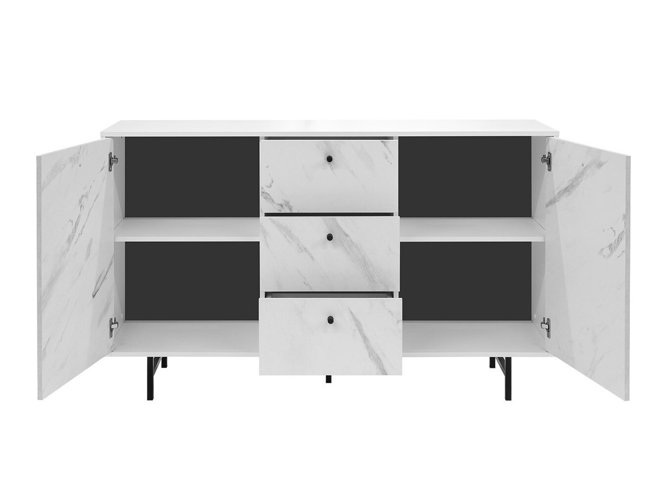 Nappali szett Providence T107 (Fehér márvány)