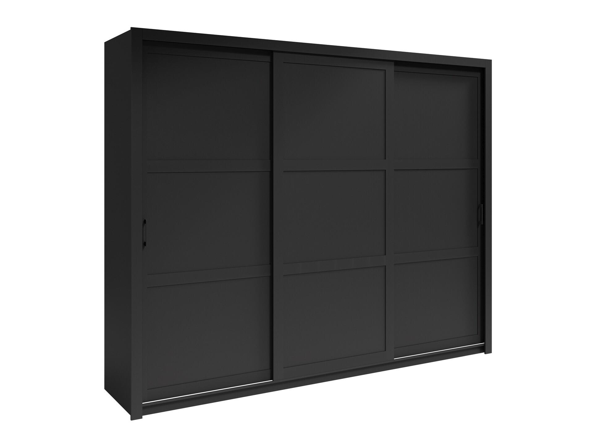 Gardróbszekrény Murrieta 191 (Fekete)