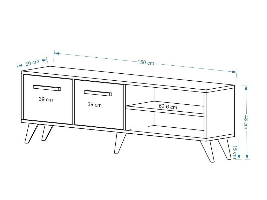 TV-állvány Kailua 1950