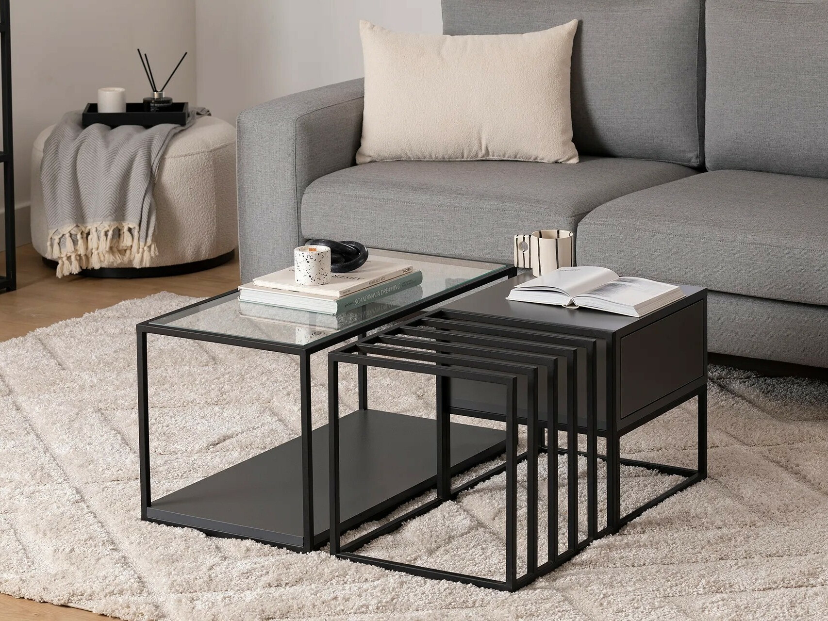 Dohányzóasztal szett Kailua 1700