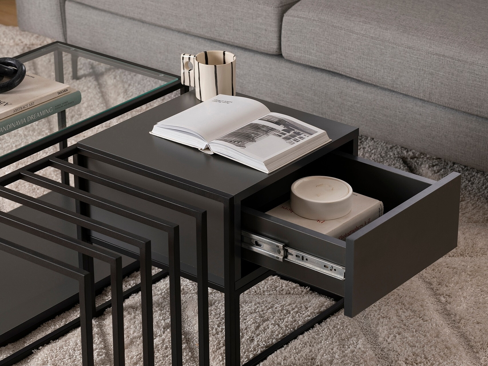 Dohányzóasztal szett Kailua 1700