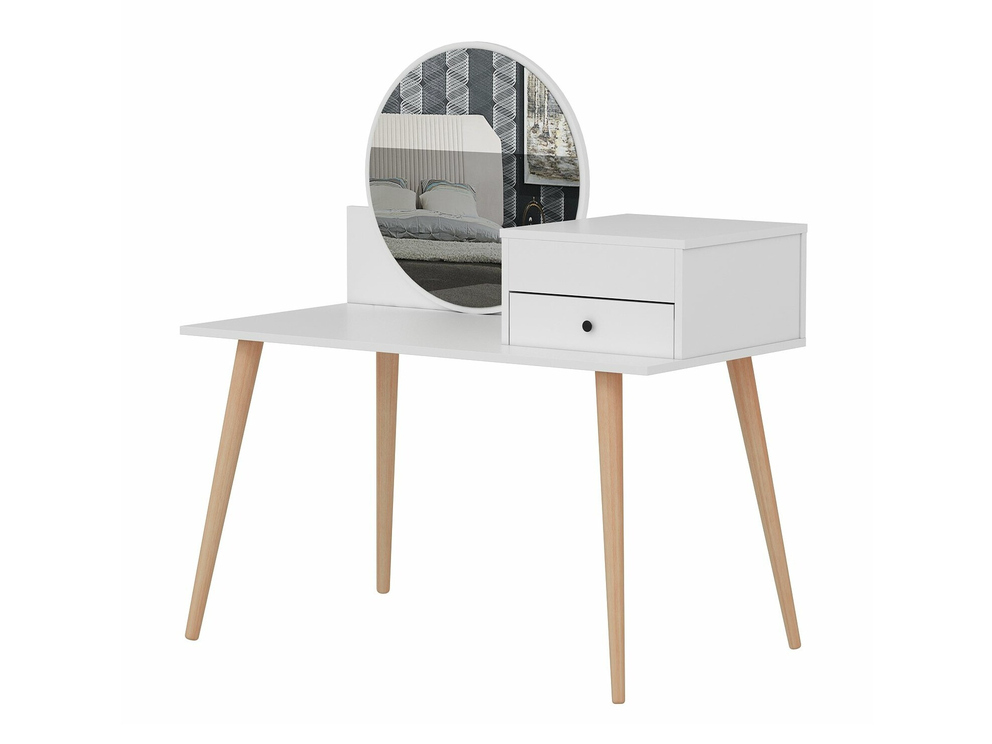 Fésülködő asztal Kailua 215 (Fehér)