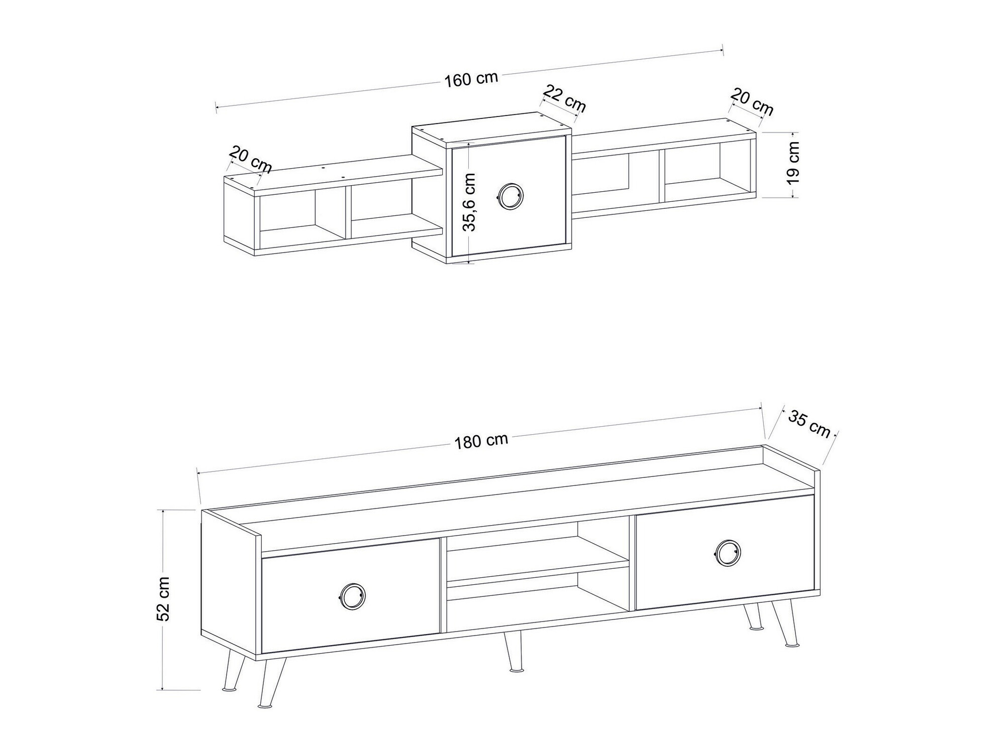 Nappali szett Kailua 1712