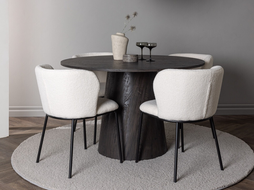 Étkezőgarnitúra Dallas 4314 (Sötét barna)