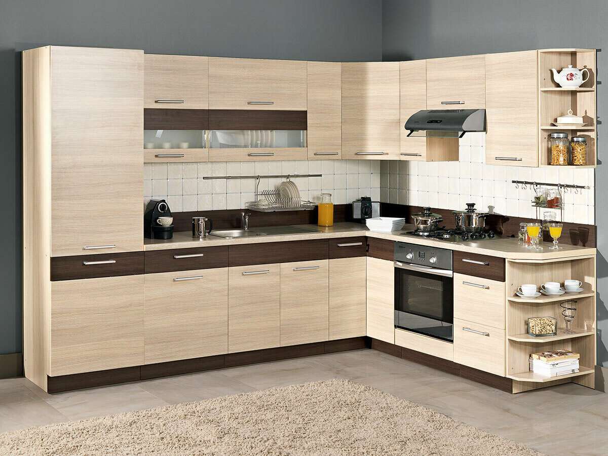 Moduláris fali sarokszekrény Mode Light 108