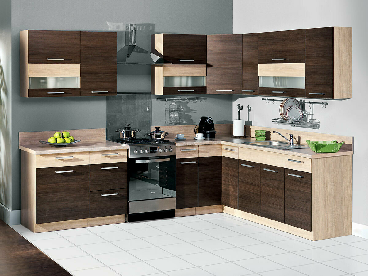 Moduláris fali szekrény Mode Dark 102