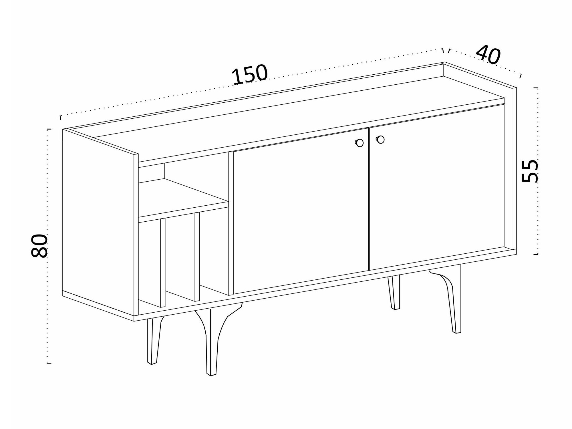 Szekrény Kailua 1744