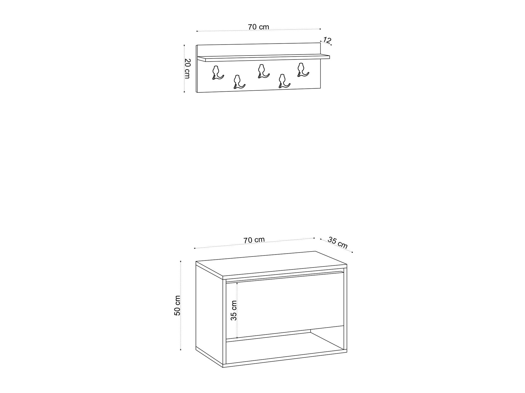 Előszoba garnitúra Sonliro 117