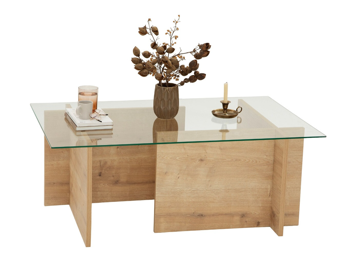 Dohányzóasztal Asheboro 176 (Tölgy)