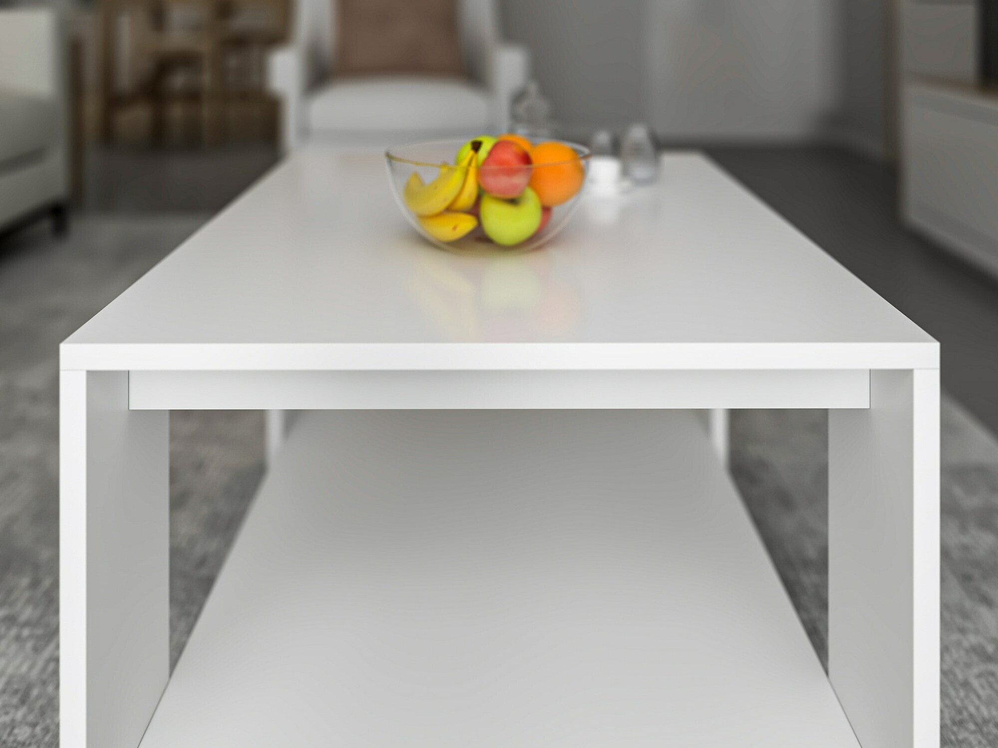 Dohányzóasztal Kailua 1815 (Fehér)