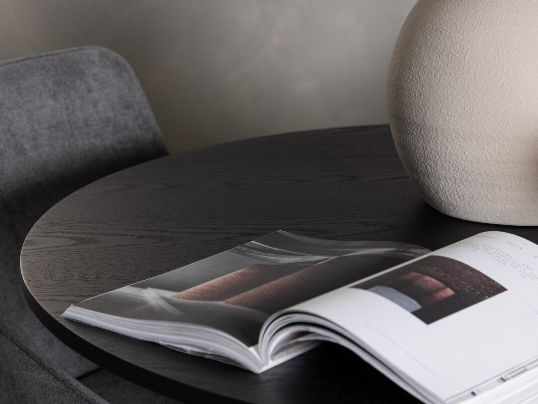 Étkezőgarnitúra Dallas 4325 (Sötétszürke + Fekete)