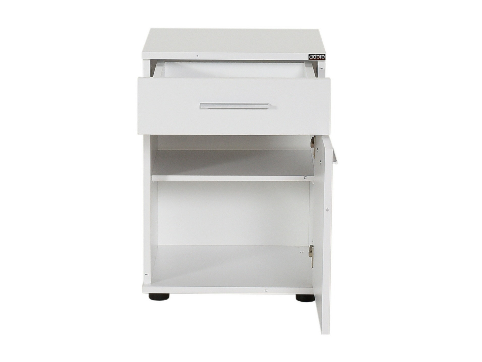 Éjjeliszekrény Kailua 1830 (Fehér)