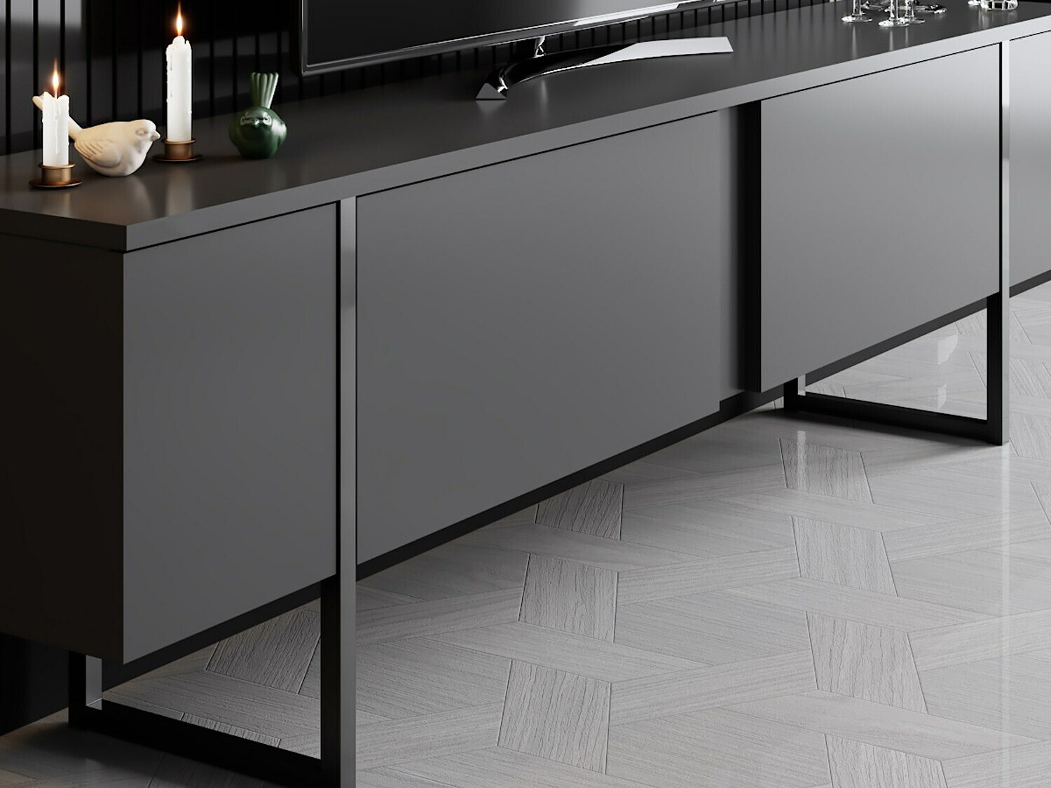 Nappali szett Kailua Z102 (Antracit)