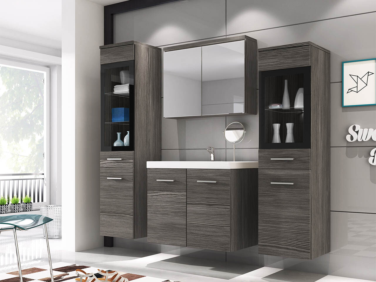 Fürdőszobai garnitúra Sarasota 140 (Bodega)