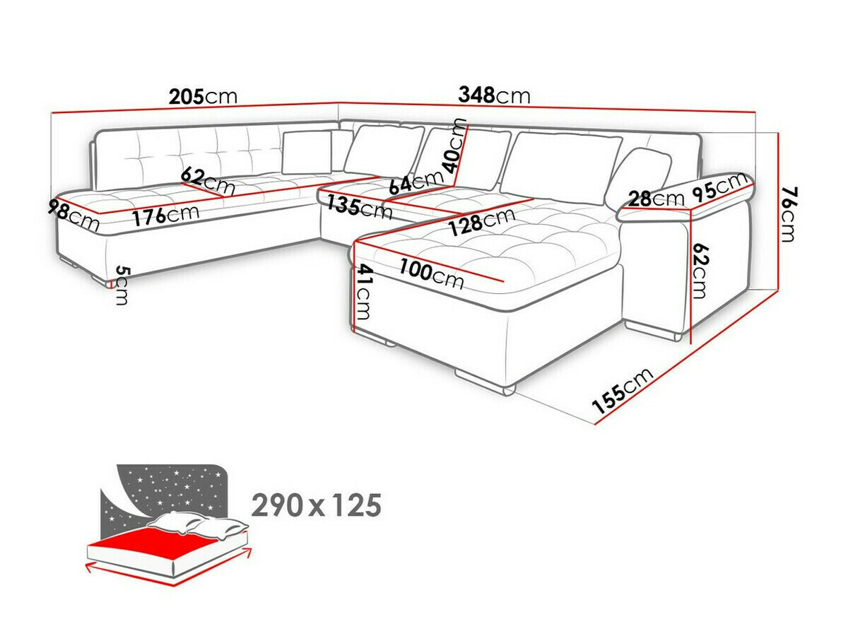 Sarokkanapé Comfivo Gemma VI (Magic Velvet 2225-151 + Venus Velvet 2941)