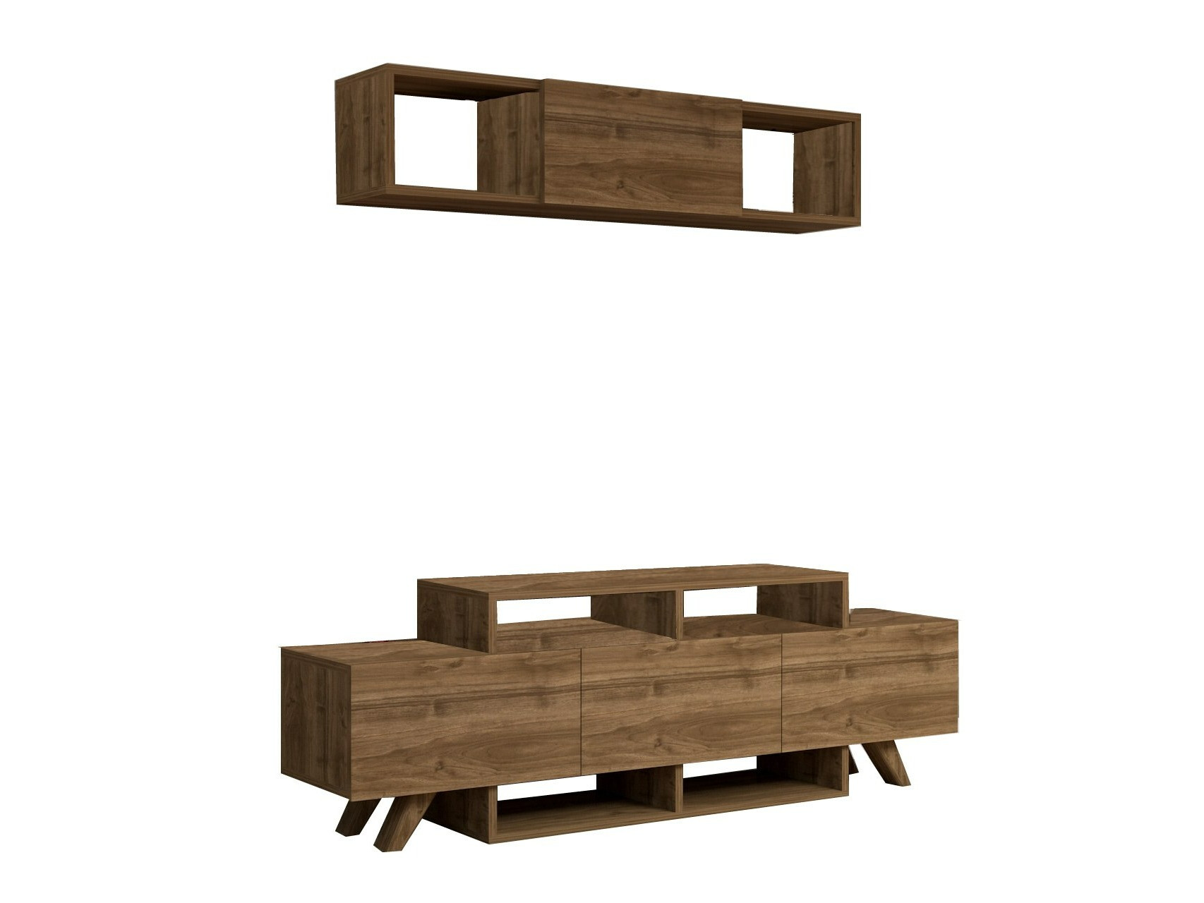 TV-állvány Kailua 1849 (Dió)