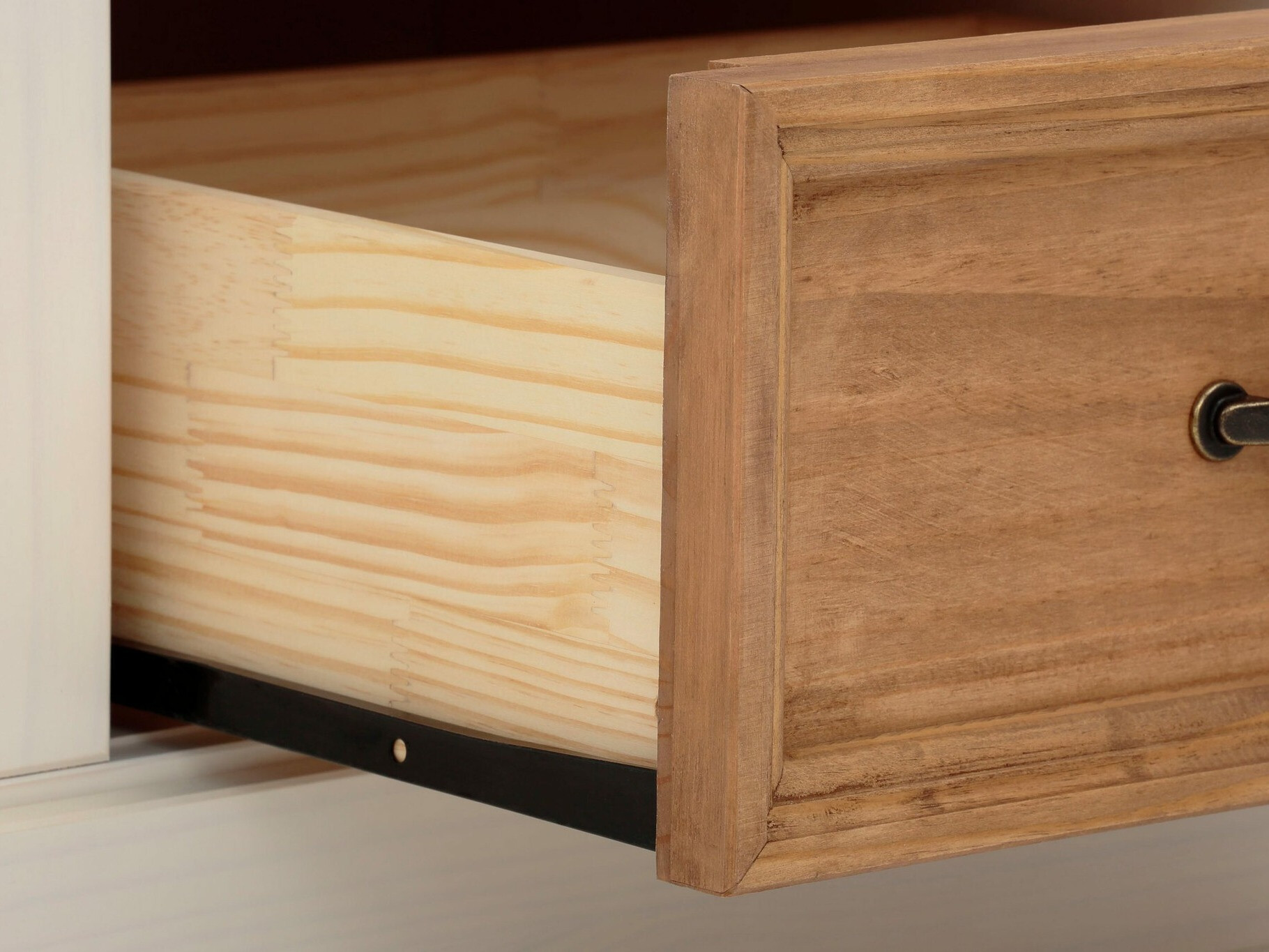 TV-állvány Tolelio 122 (Fehér + Fenyő)