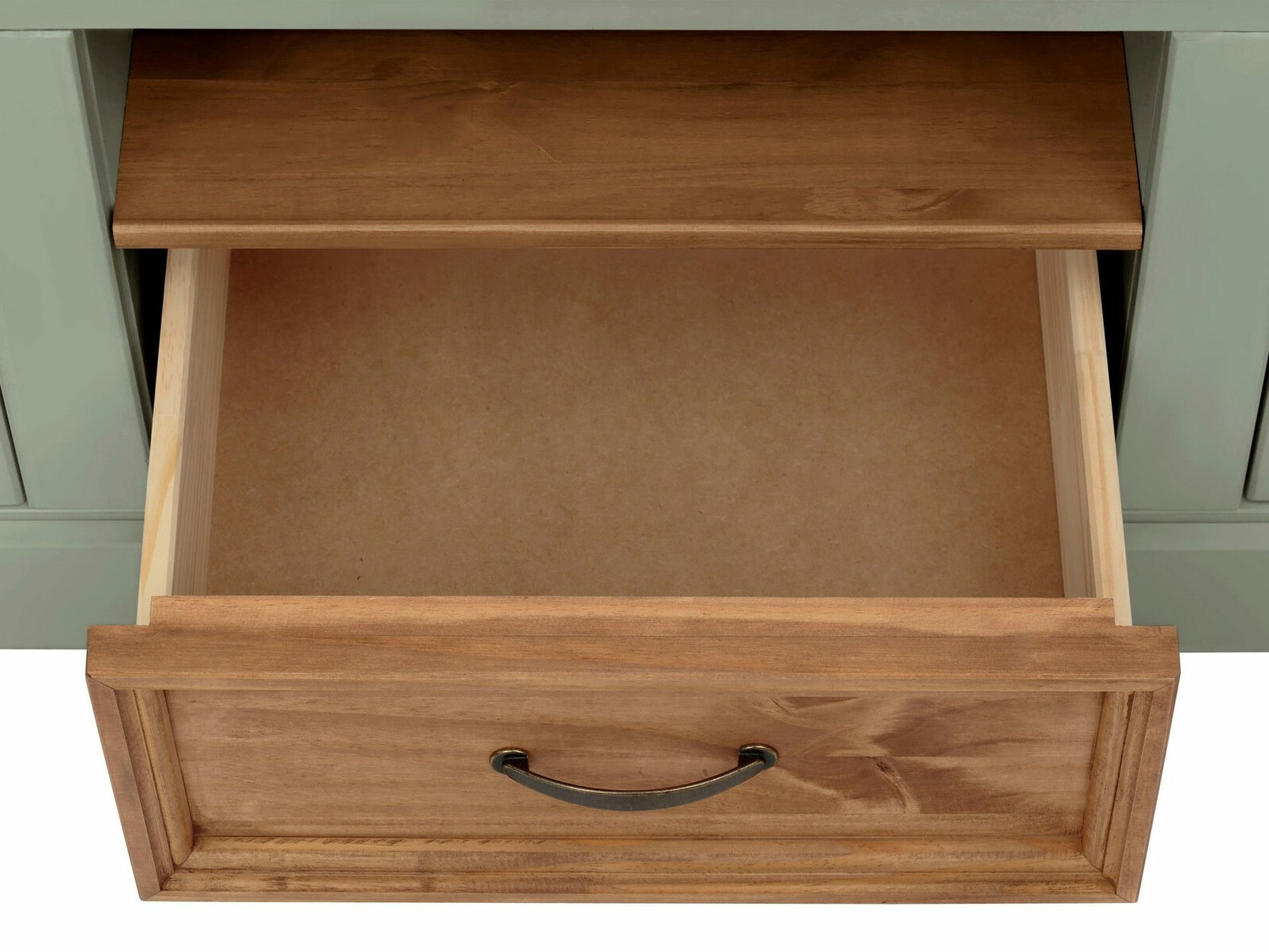 TV-állvány Tolelio 122 (Zöld + Fenyő)