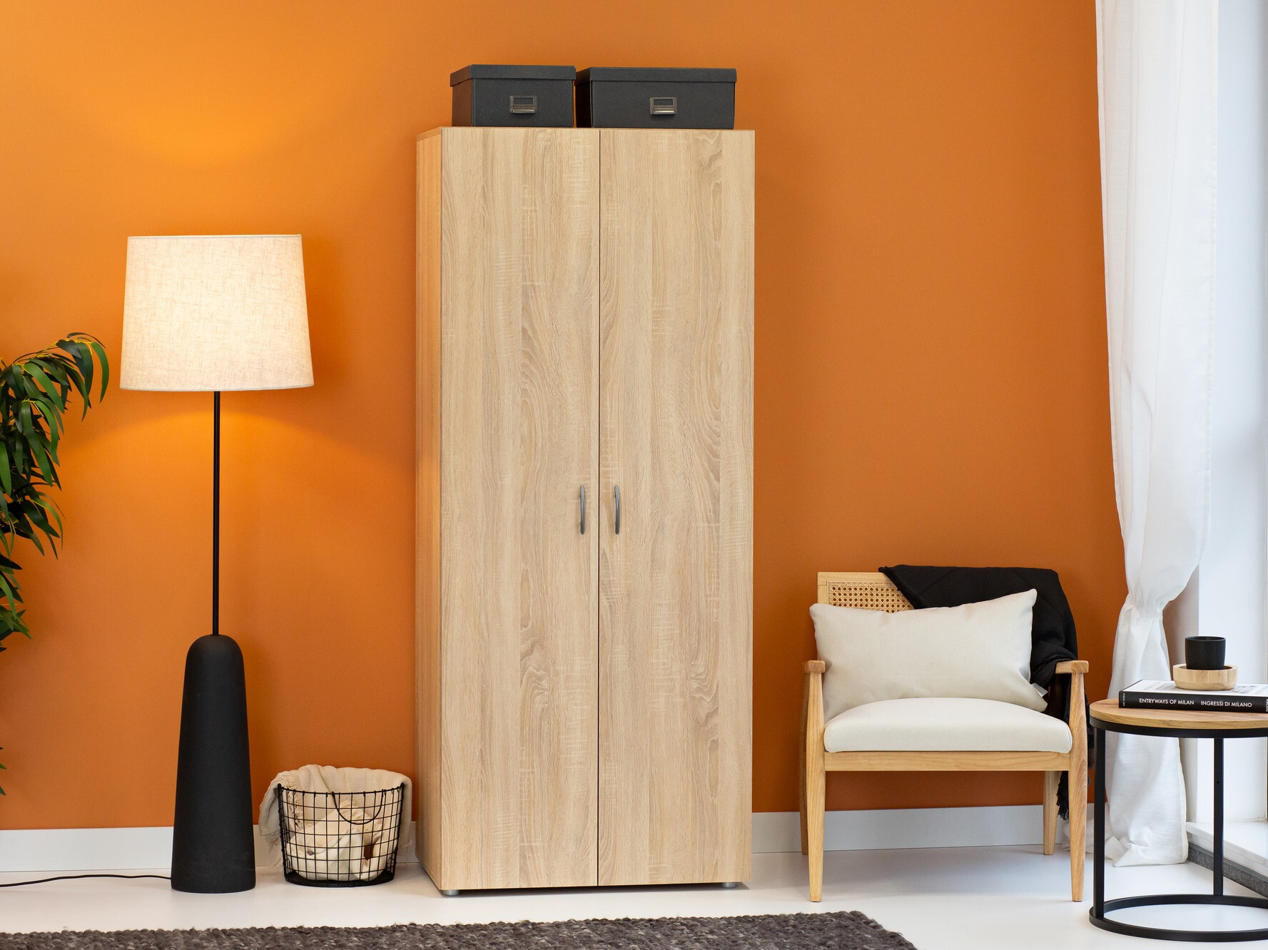 Gardróbszekrény Bristol 183 (Sonoma tölgy)