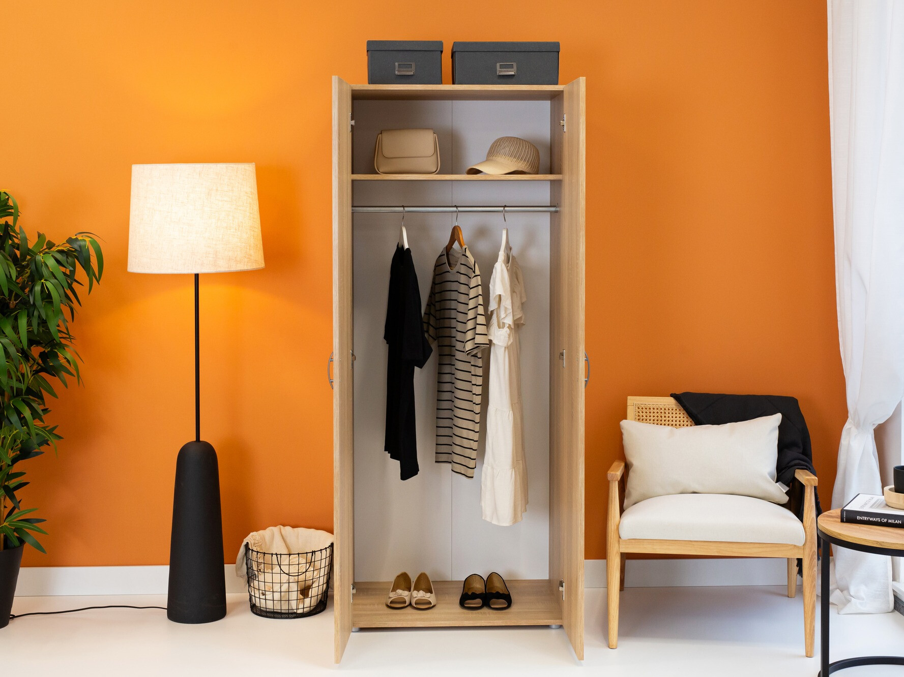 Gardróbszekrény Bristol 183 (Sonoma tölgy)