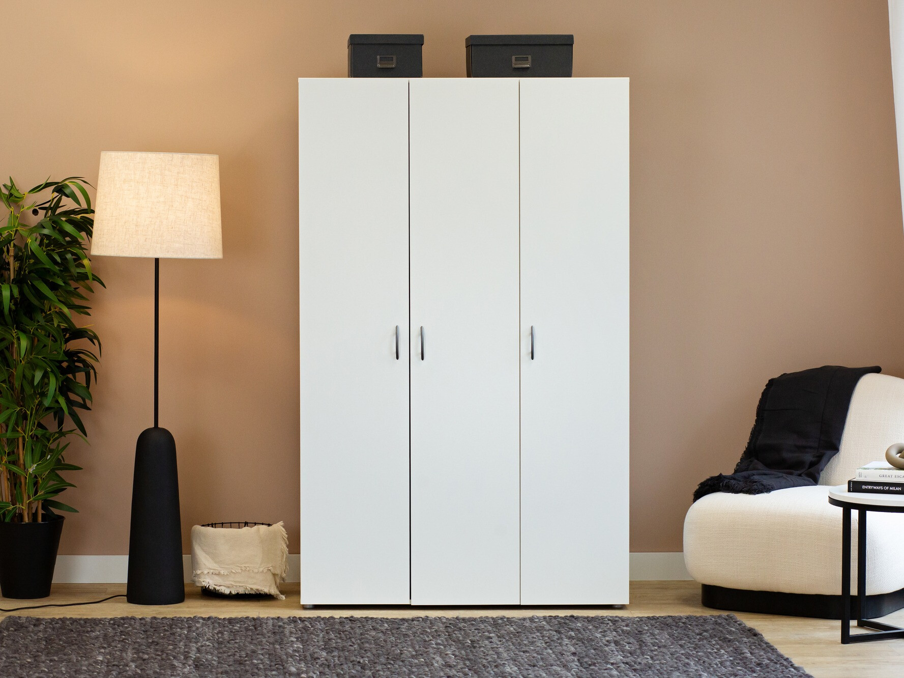 Gardróbszekrény Bristol 184 (Fehér)