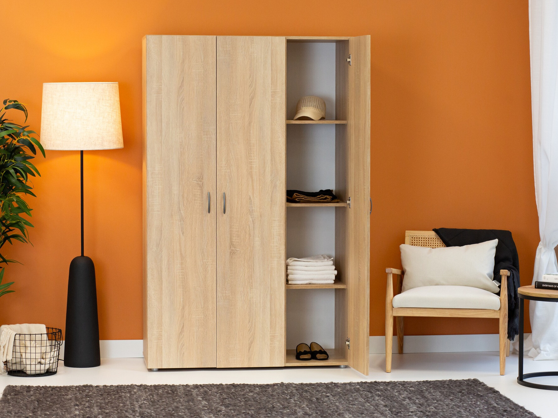 Gardróbszekrény Bristol 184 (Sonoma tölgy)